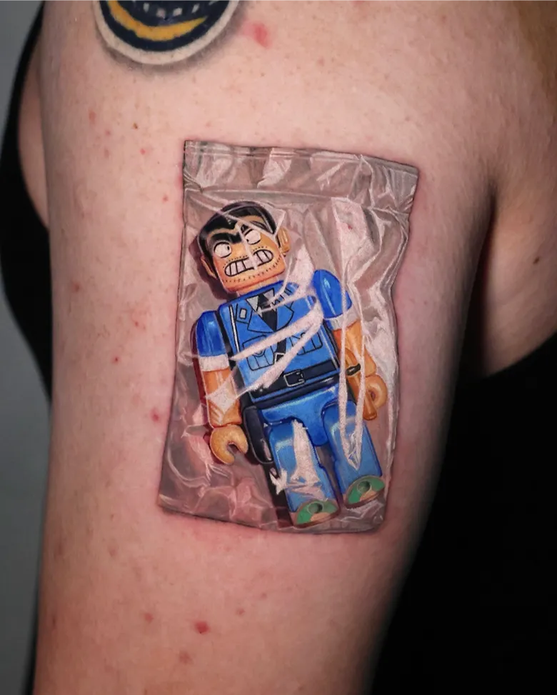 Sealed Action Figure Lego Tattoo