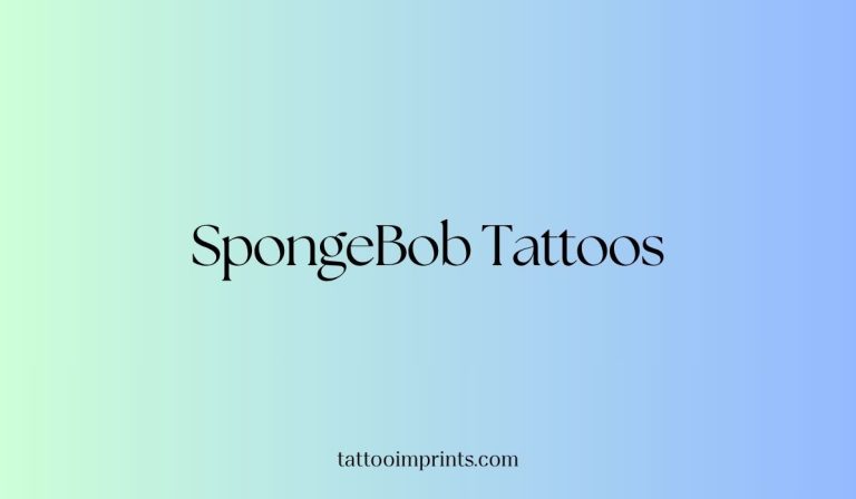 SpongeBob Tattoo Featured image