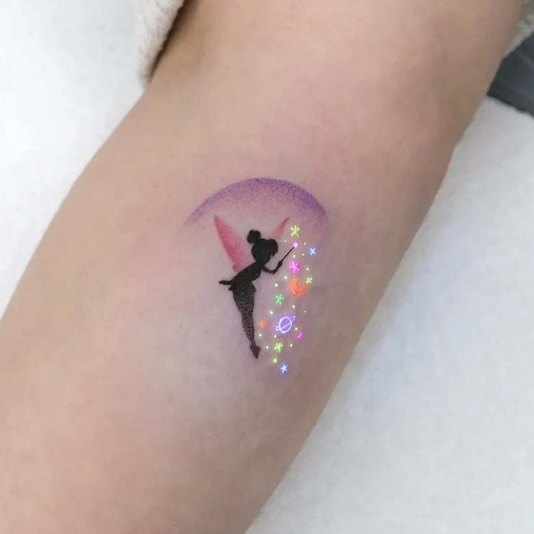 Tinker Bell Fairy UV Tattoo