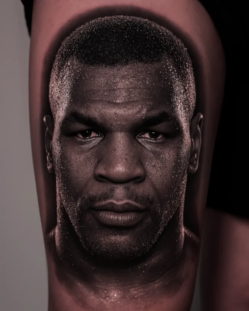 Mike Tyson Intense Champion Portrait