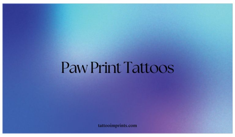 Paw Print tattoo Featured image
