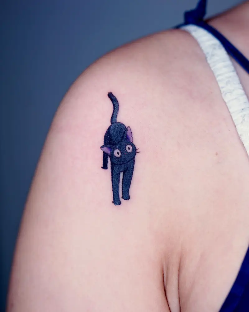 Minimalist Jiji Tattoo