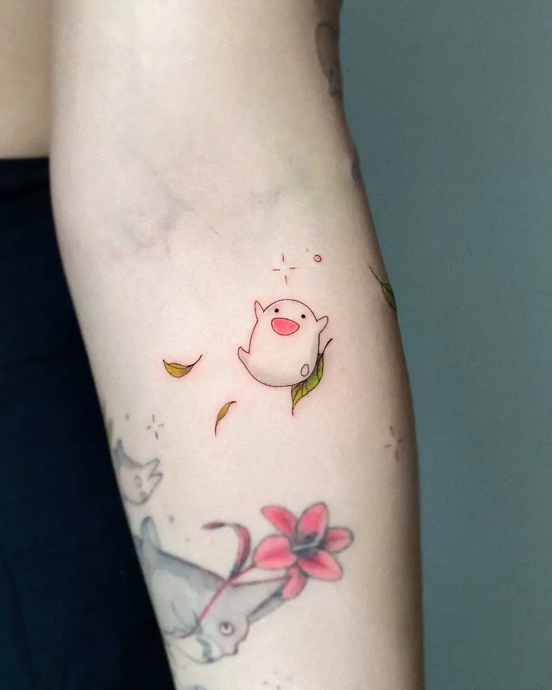 Minimalist Kodama Tattoo