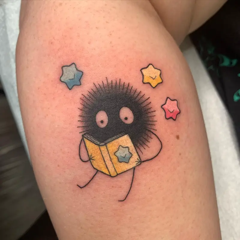 Reading Soot Sprite Tattoo