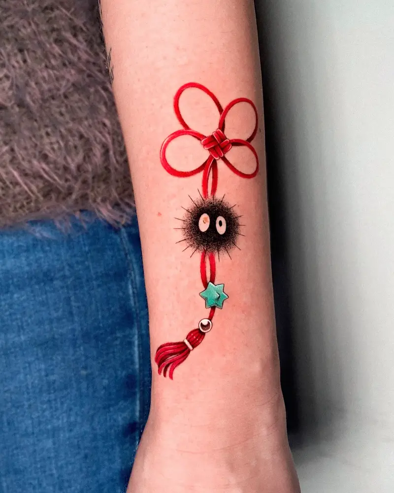 Soot Sprite Norigae Charm Tattoo