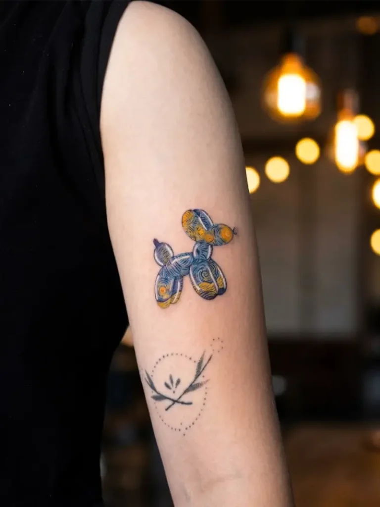 Balloon Dog The Starry Night Tattoo