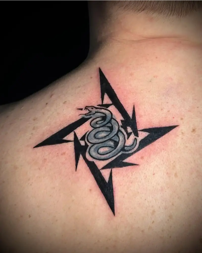Blackwork The Black Album Snake & Beyond Magnetic Tattoo
