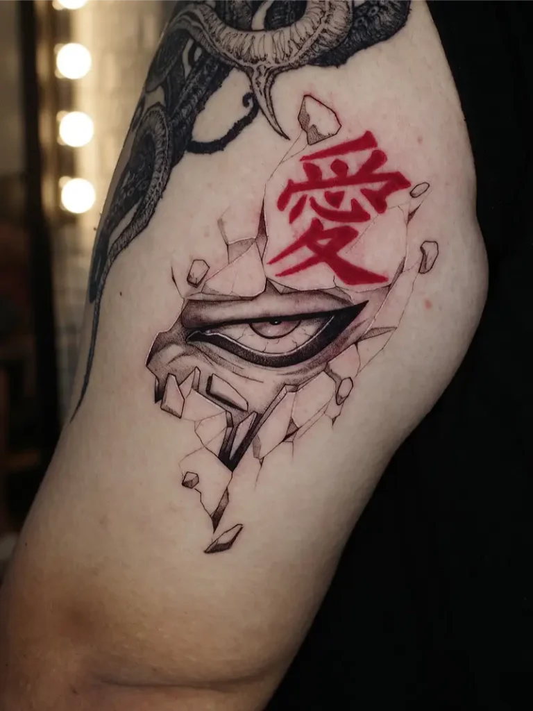 Broken Wall Gaara Eye Tattoo