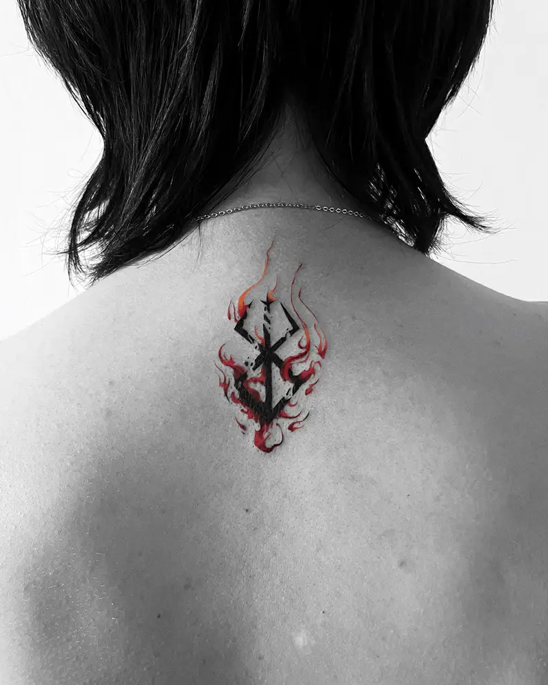 Fiery Brand of Sacrifice Berserk Tattoo