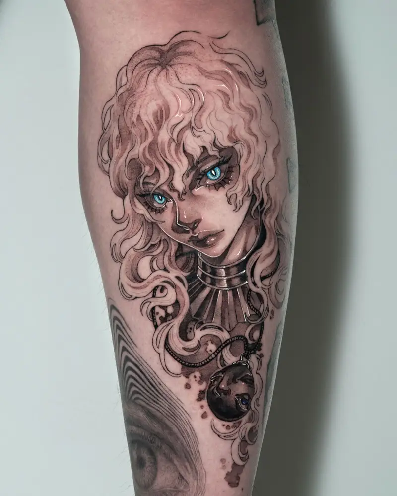 Griffith Portrait Berserk Tattoo