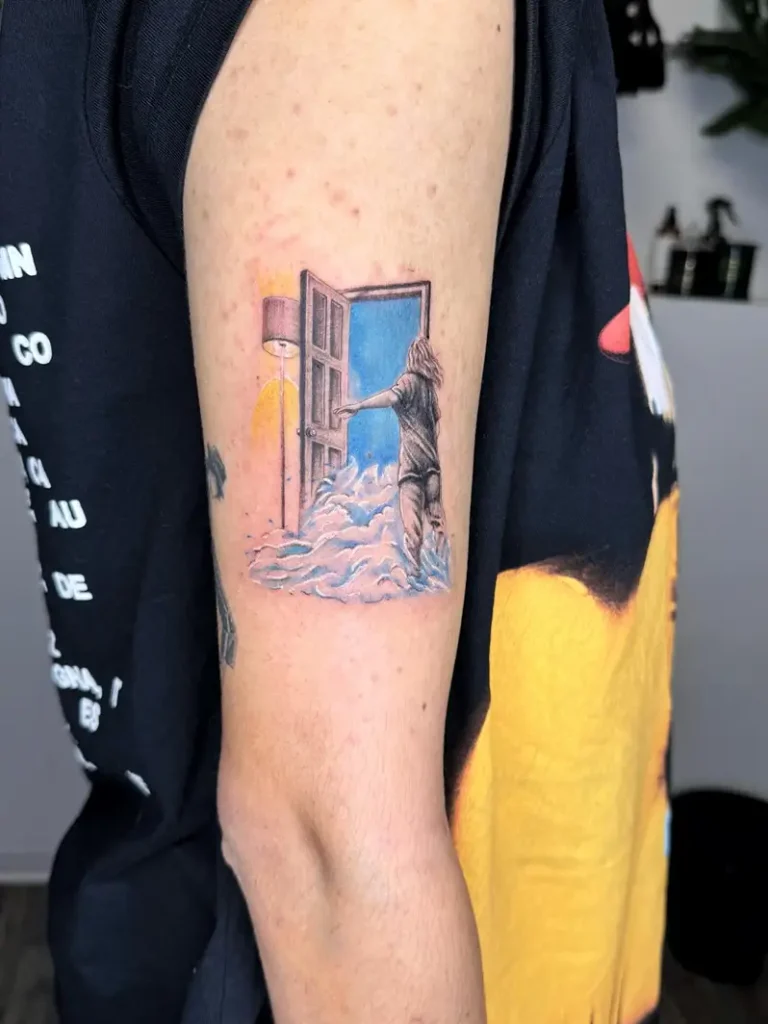 Happier Than Ever Music Video Scene Tattoo