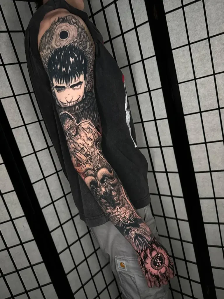 Narrative Guts Berserk Sleeve Tattoo