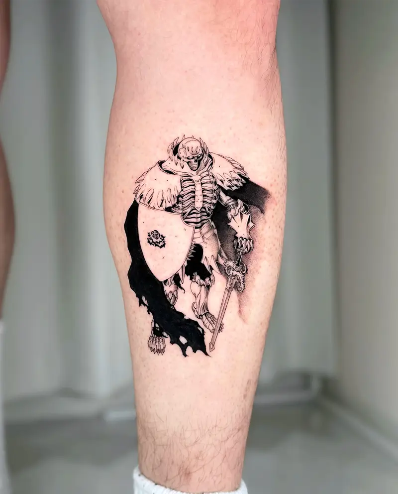 Skull Knight Berserk Tattoo